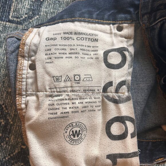 Gap 1969 Easy Fit Jeans 30x30 Mens Denim Pants 100% Cotton Norm Everyday Casual - Picture 4 of 7